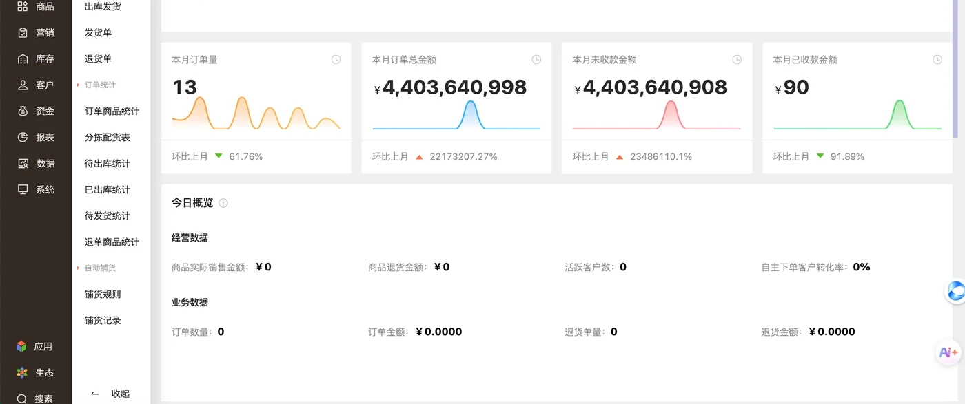 订货宝快消品行业 PC 管理后台